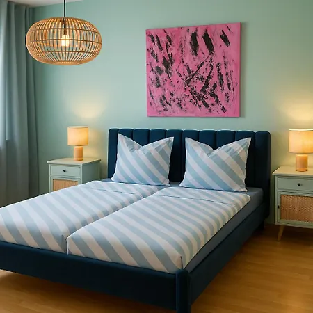 Elegante Designwohnung Mit Balkon 15min Airport Und Parken *